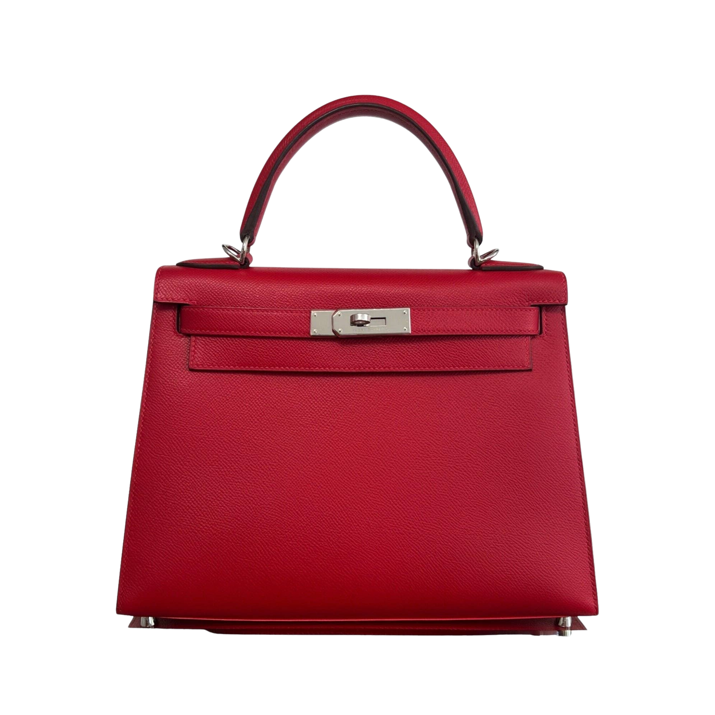 Hermès Kelly 28 Rouge Casaque with Palladium Hardware