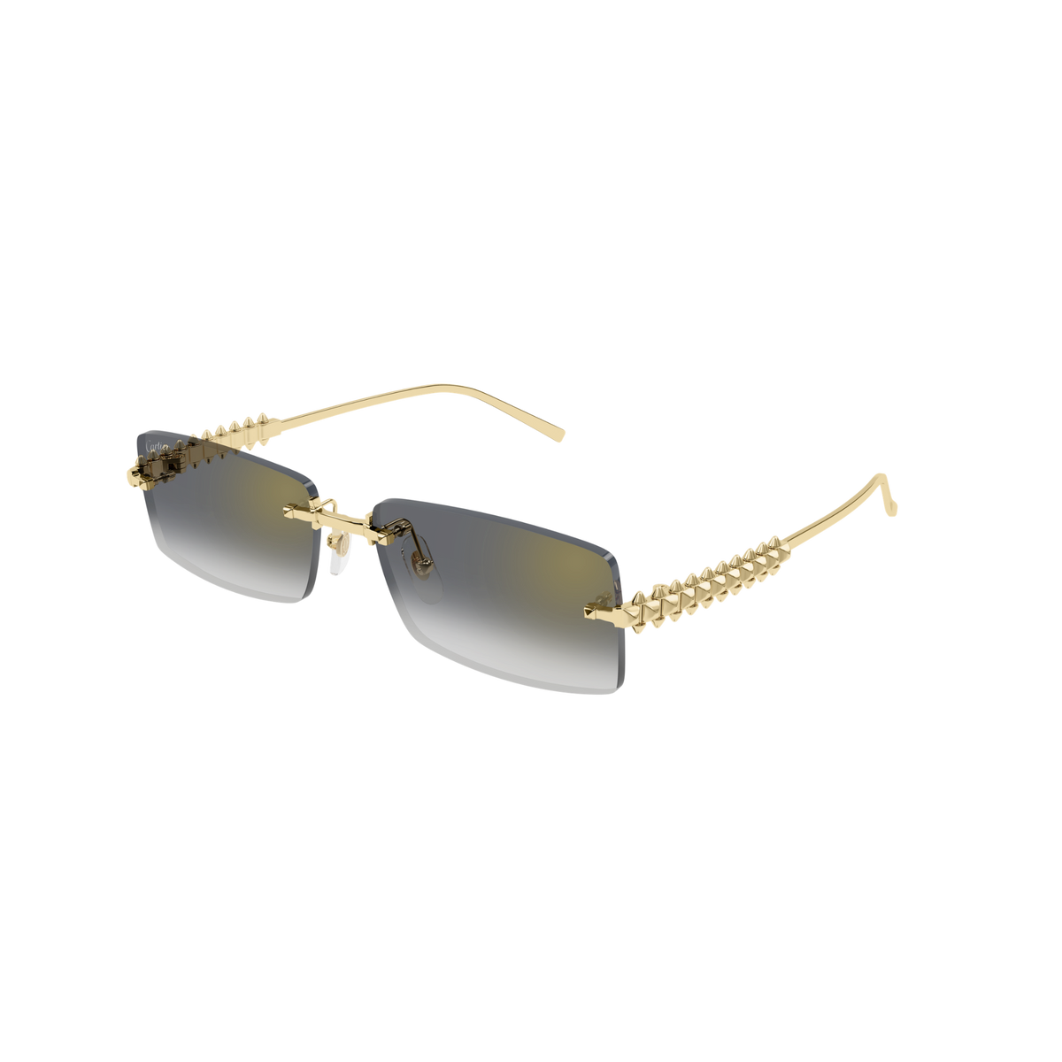 Cartier Sunglasses Gold Gold Grey (CT0604S-001 57)