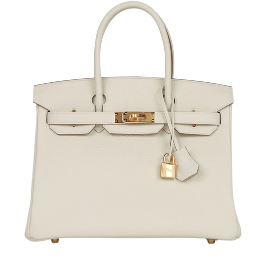 Hermès Birkin 30 Mushroom with Gold Hardware