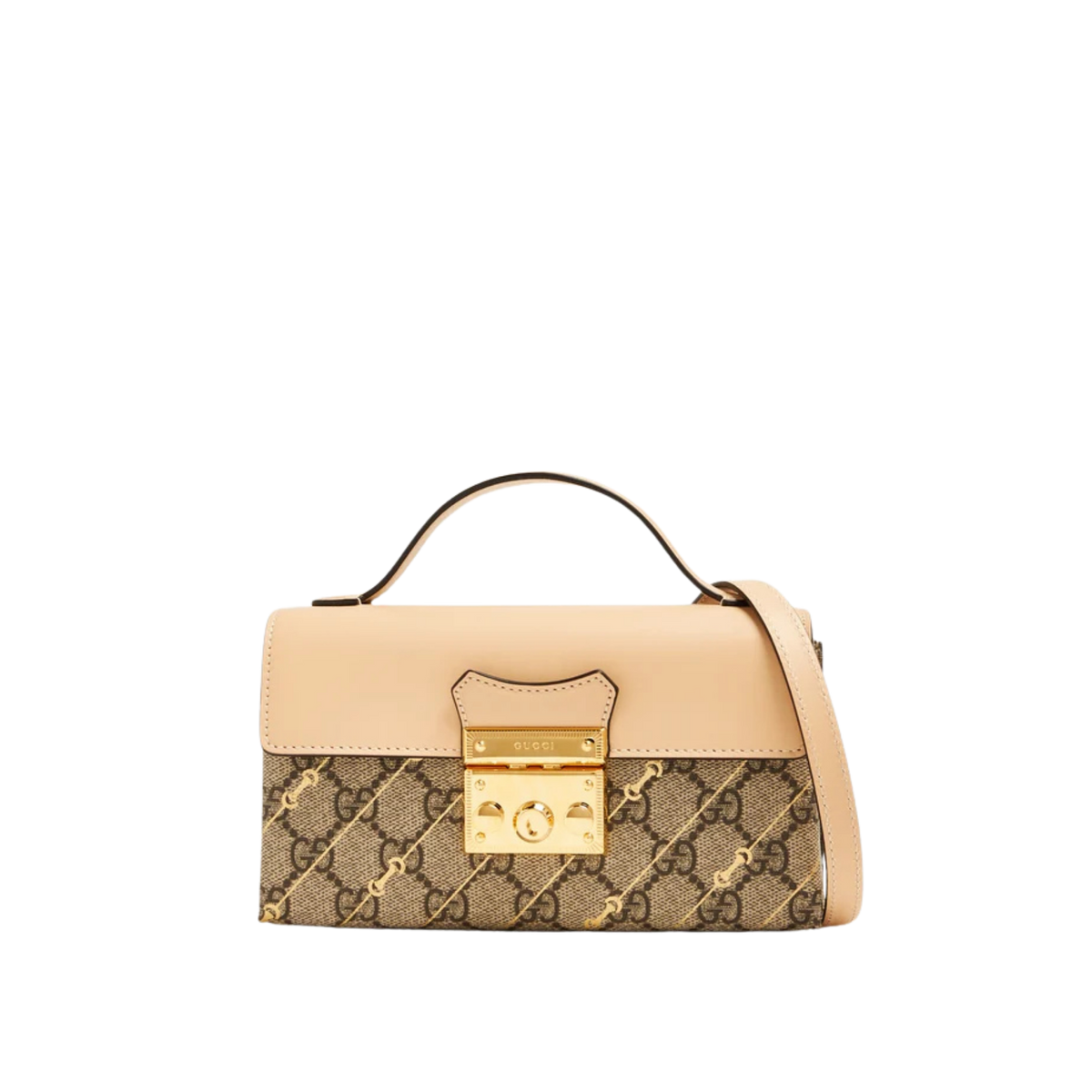 Gucci Horsebit Print Padlock Mini Bag