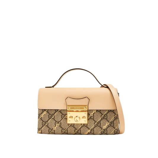Gucci Horsebit Print Padlock Mini Bag
