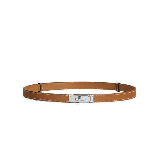 Hermès Kelly 18 Belt Naturel with Palladium Hardware