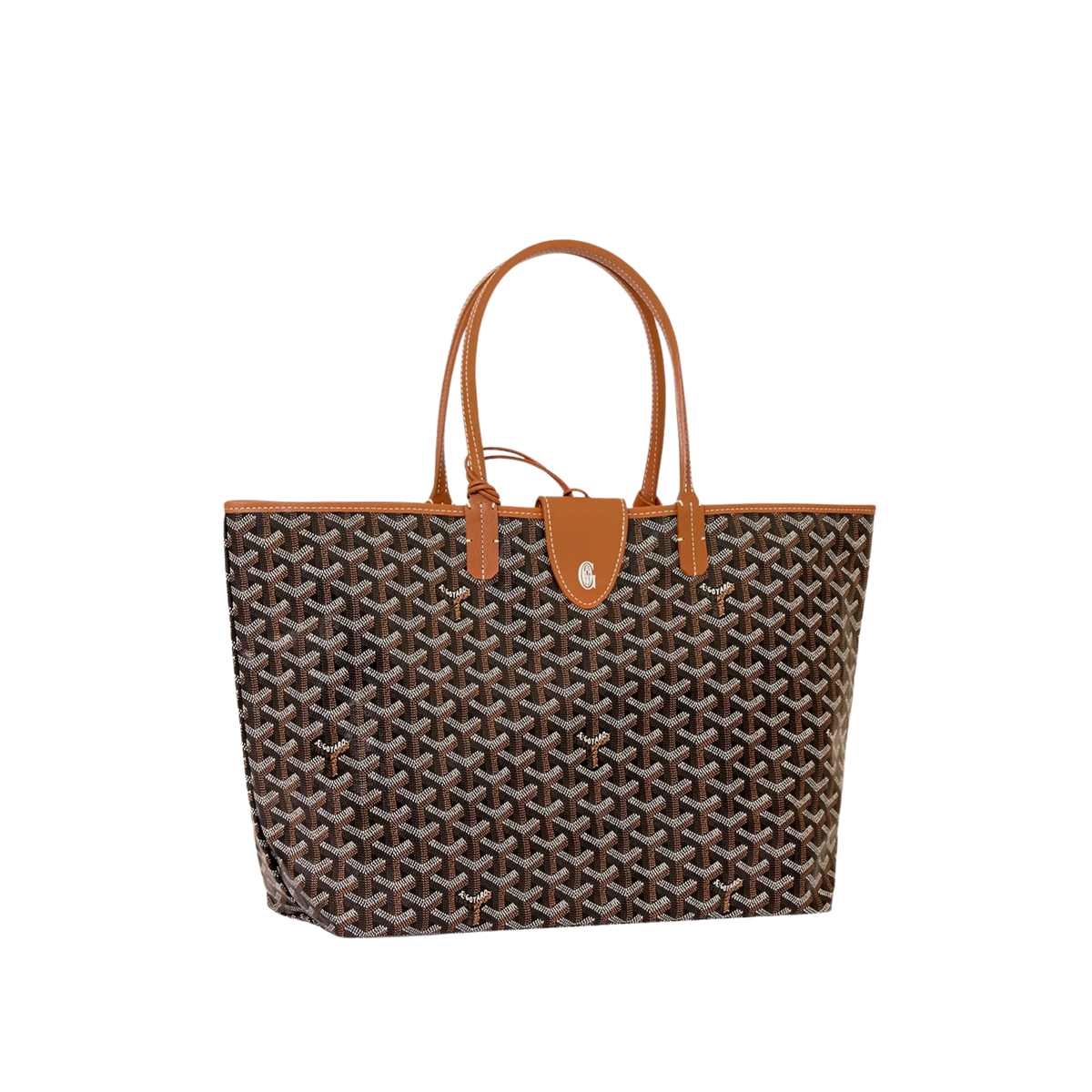 Goyard Saint-Louis PM Bag "Black and Tan"
