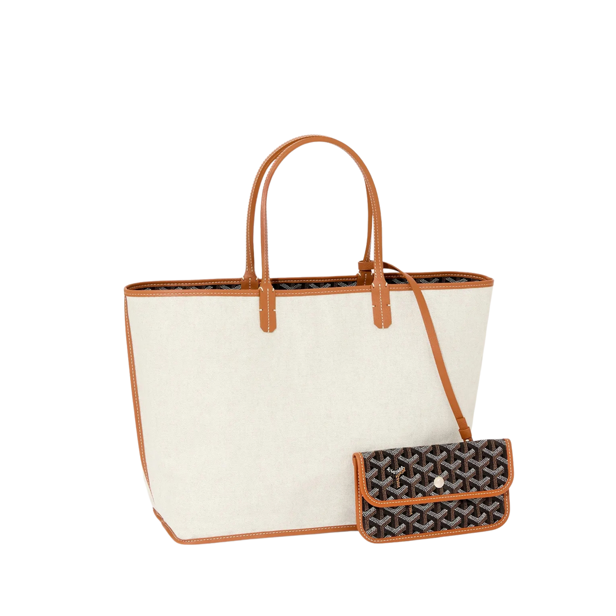 Goyard Saint-Louis PM Bag "Black and Tan"