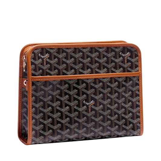Goyard Jouvence MM Toiletry Bag "Black and Tan"