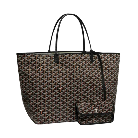 GOYARD SAINT LOUIS GM BAG "BLACK"