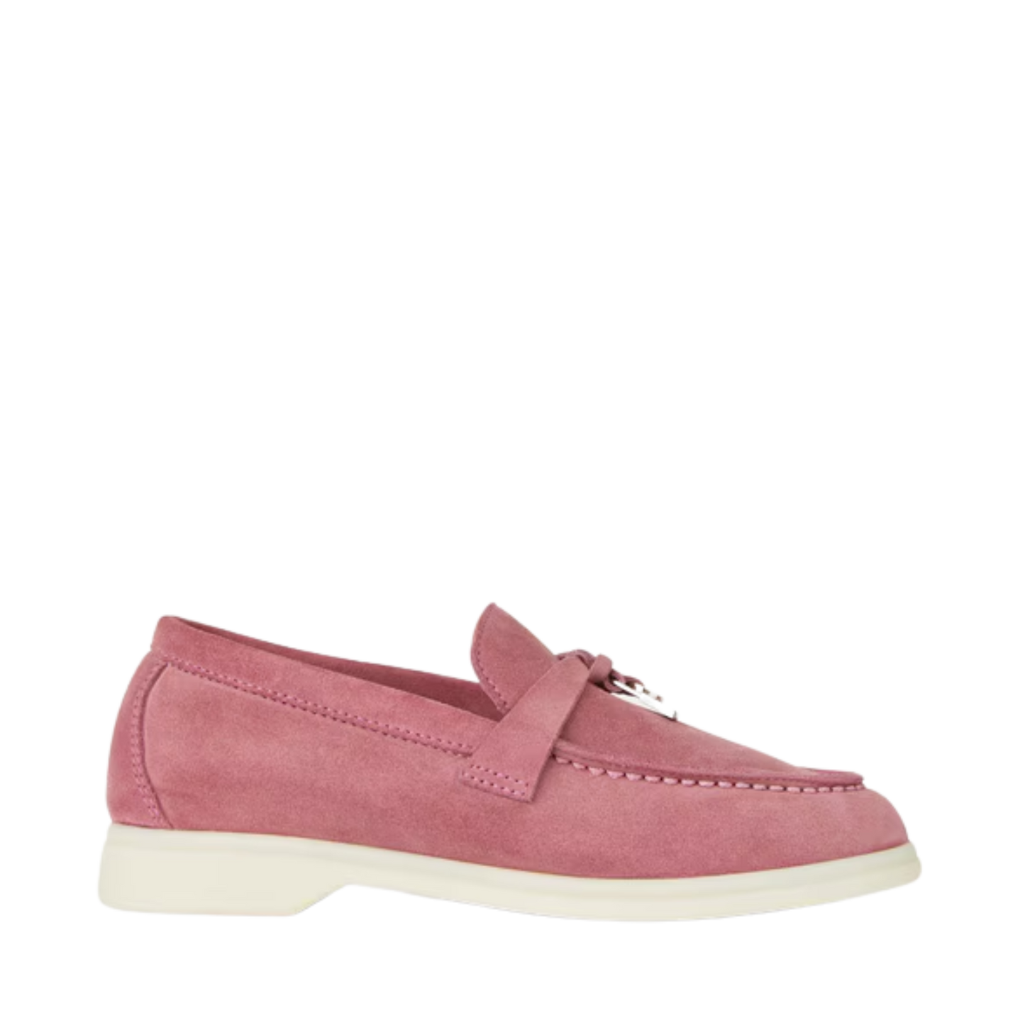 Loro Piana summer charms walk loafers suede Wild Muave