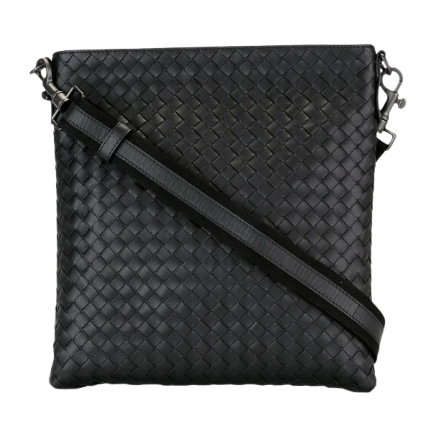 Bottega Veneta Intrecciato Weave Messenger Bag