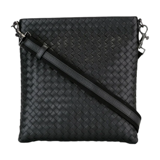 Bottega Veneta Intrecciato Weave Messenger Bag