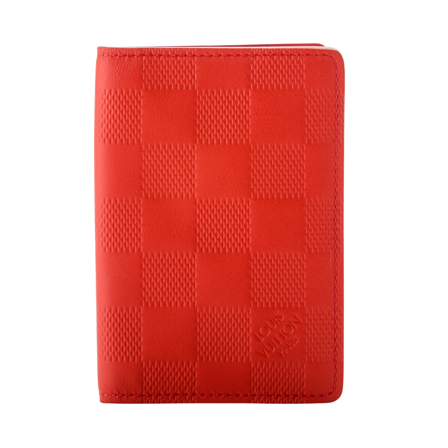 Louis Vuitton Pocket Organizer Damier Infini Red