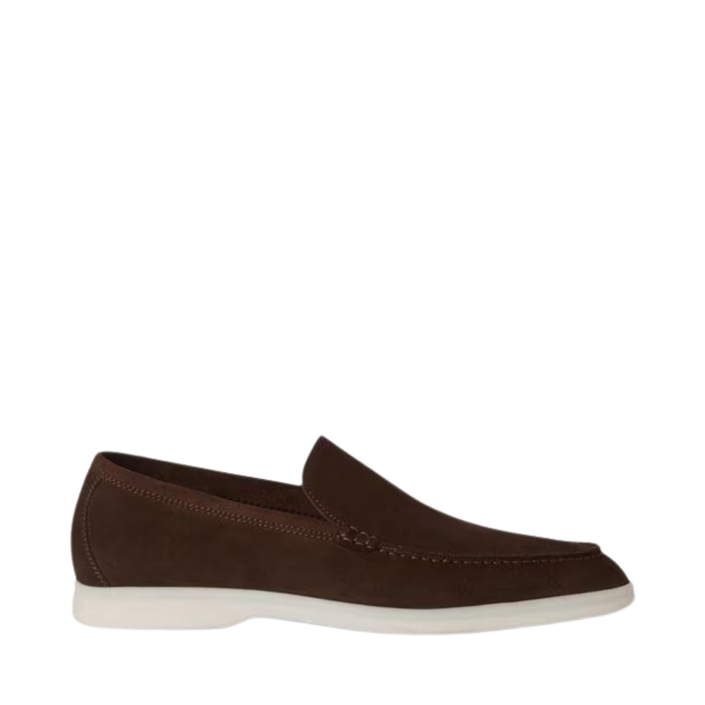 Loro Piana Summer Walk Loafer Suede Chocolate (H026)
