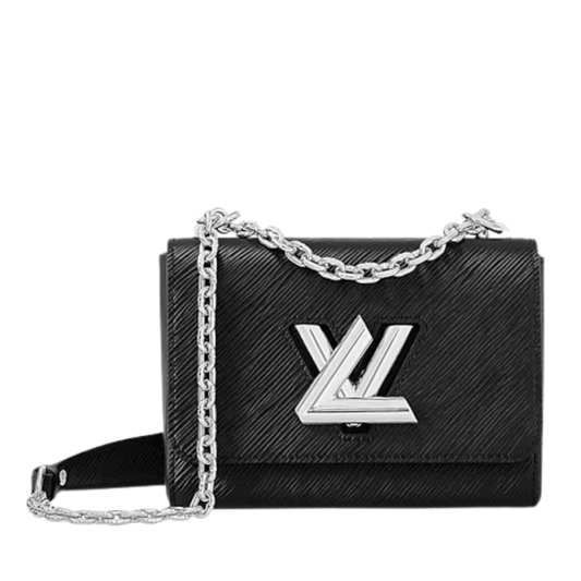 Louis Vuitton Epi Twist PM Bag Black "M21118"