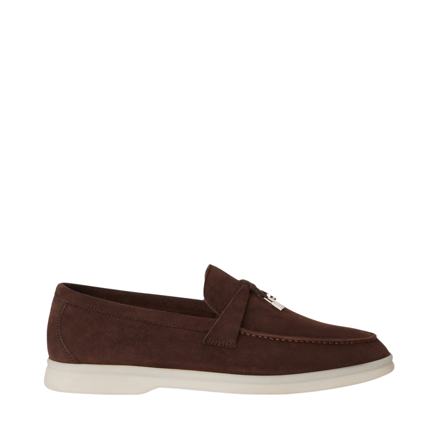 Loro Piana Summer Charms Walk Loafer Chocolate suede (H026)