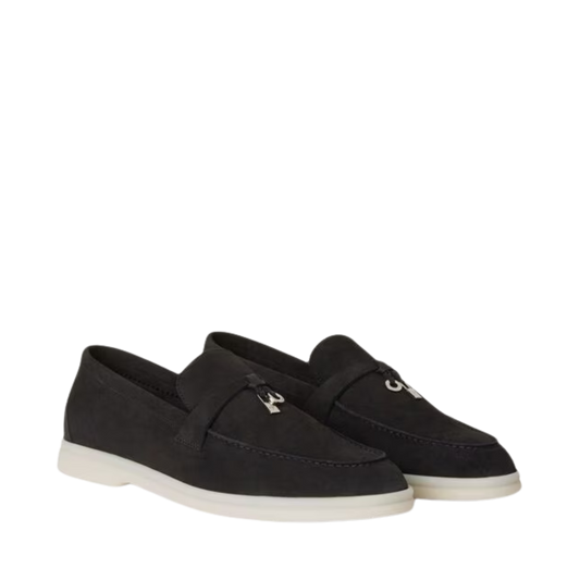 Loro Piana Summer Charms Walk Loafer Caviar suede (MB97)