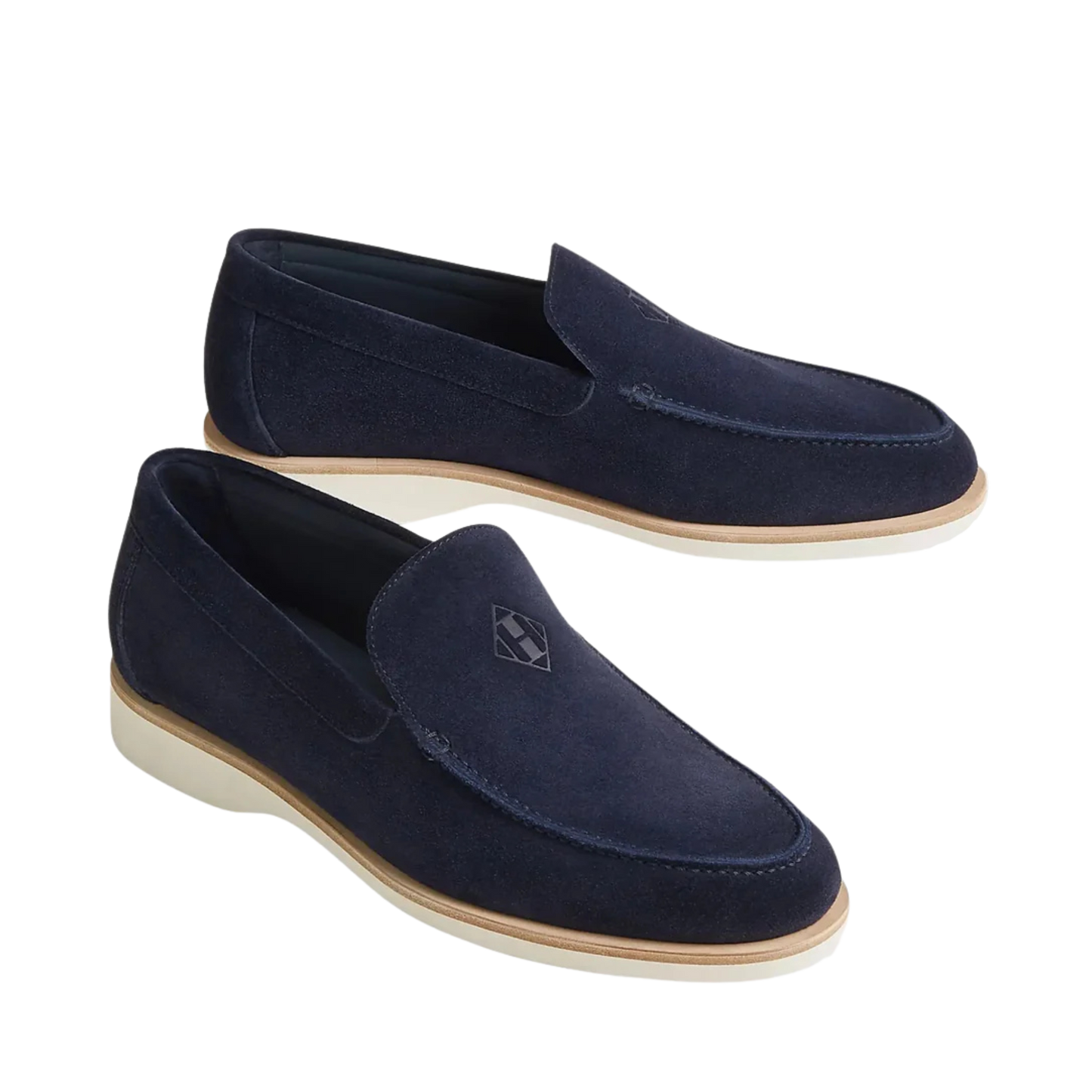 Hermès Low Loafer Suede Marine