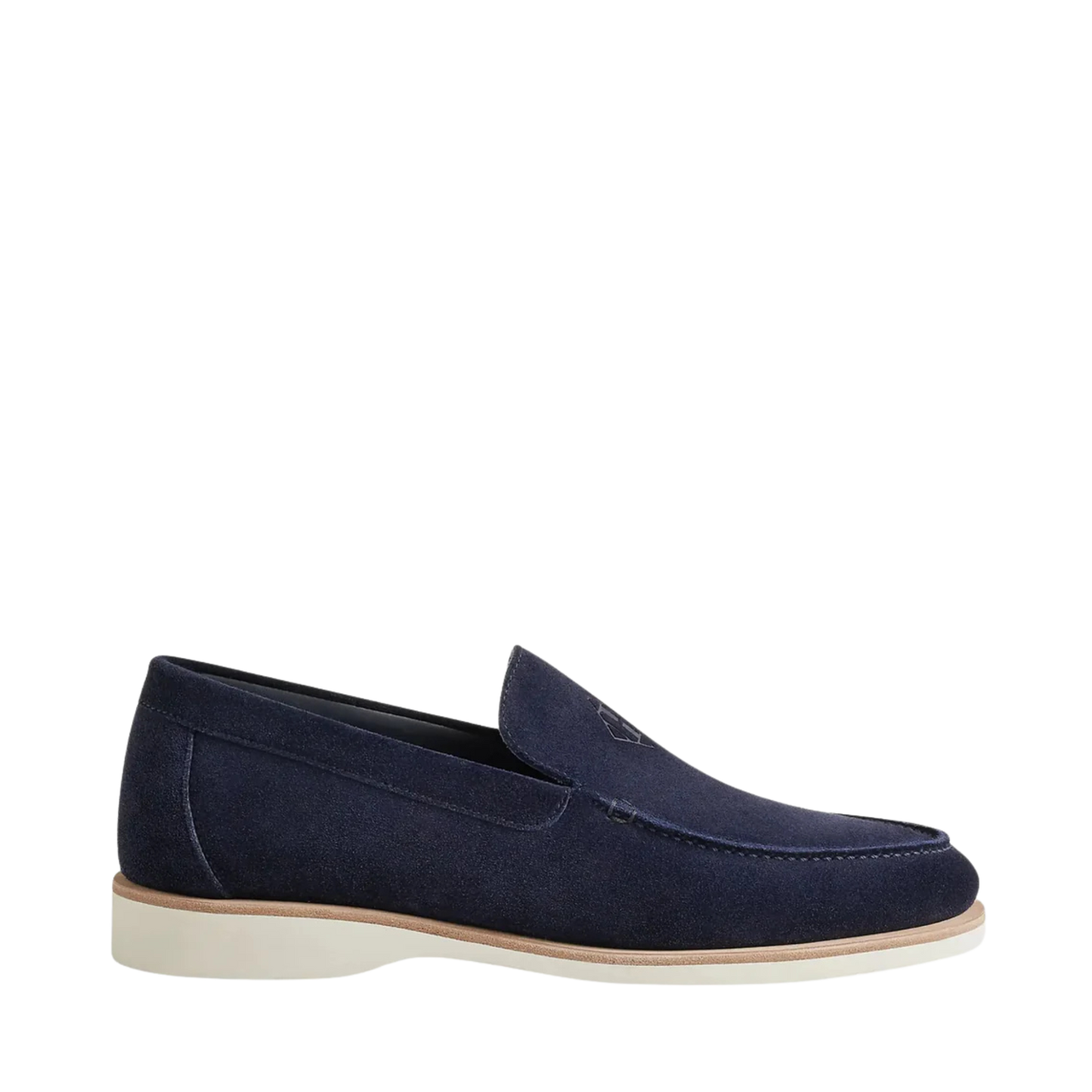Hermès Low Loafer Suede Marine
