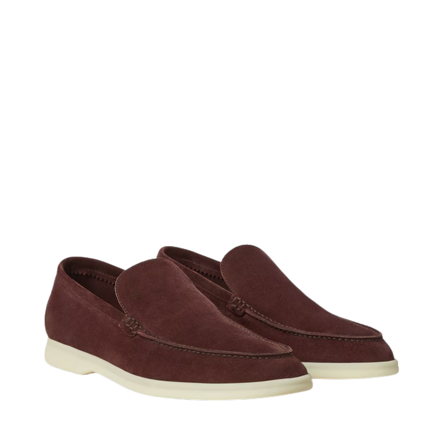 Loro Piana Summer Walk Loafer Suede Very Dark Maroon (Q0B5)