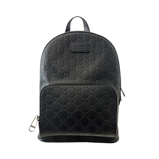 GUCCI BLACK SUPREME GG MINI BACKPACK