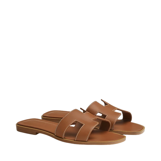 HERMES ORAN SANDAL GOLD