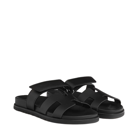 HERMÈS CHYPRE SANDAL NOIR