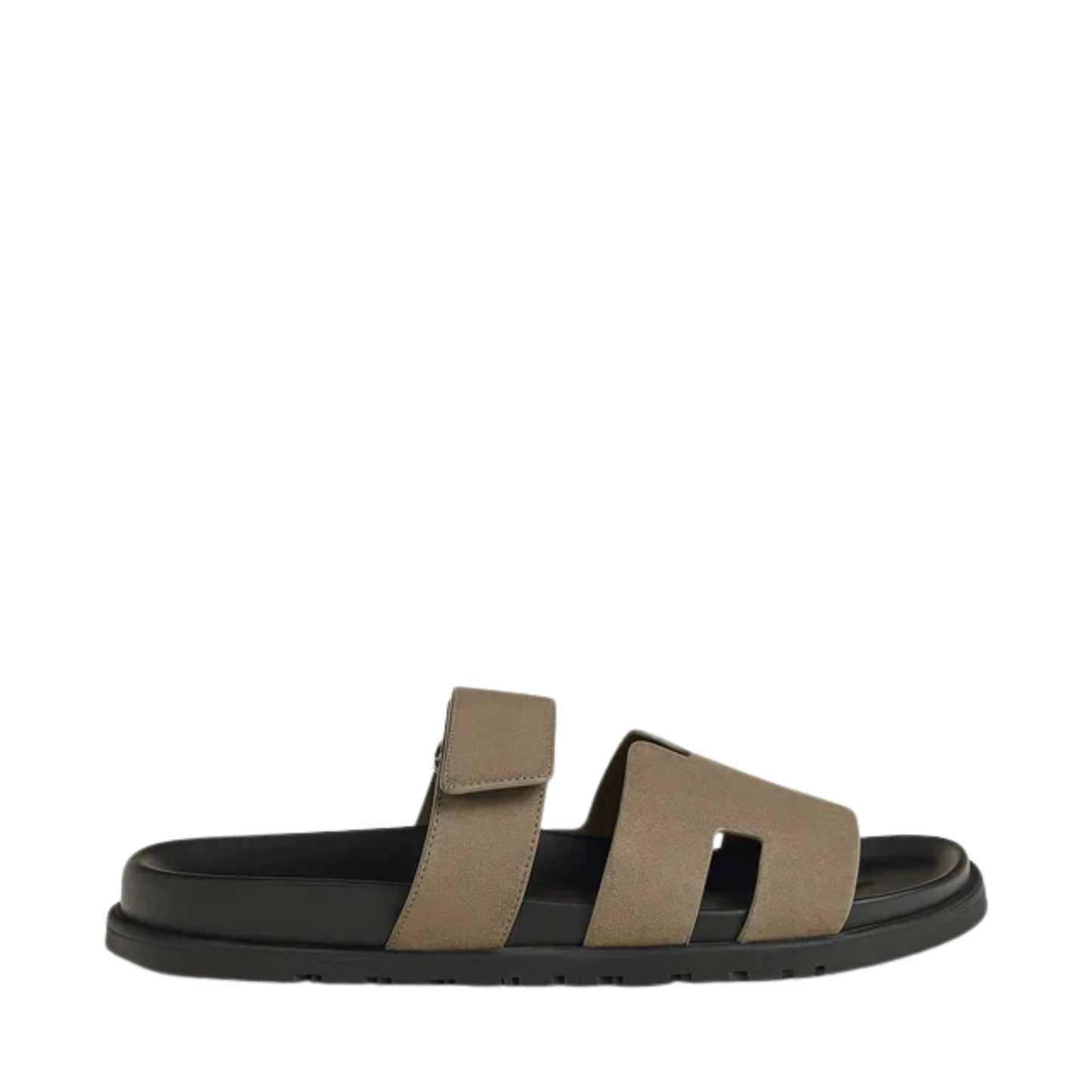 HERMÈS CHYPRE SANDAL ETOUPE "SUEDE"