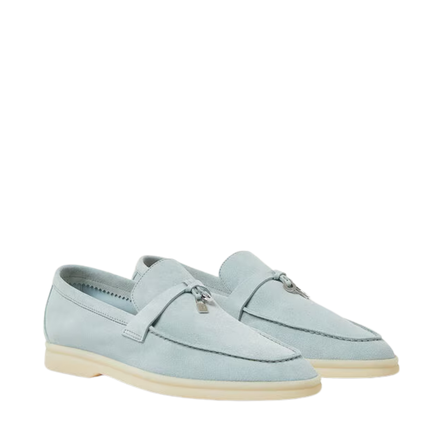 Loro piana Summer Charms Walk Loafer Suede spring waterfall