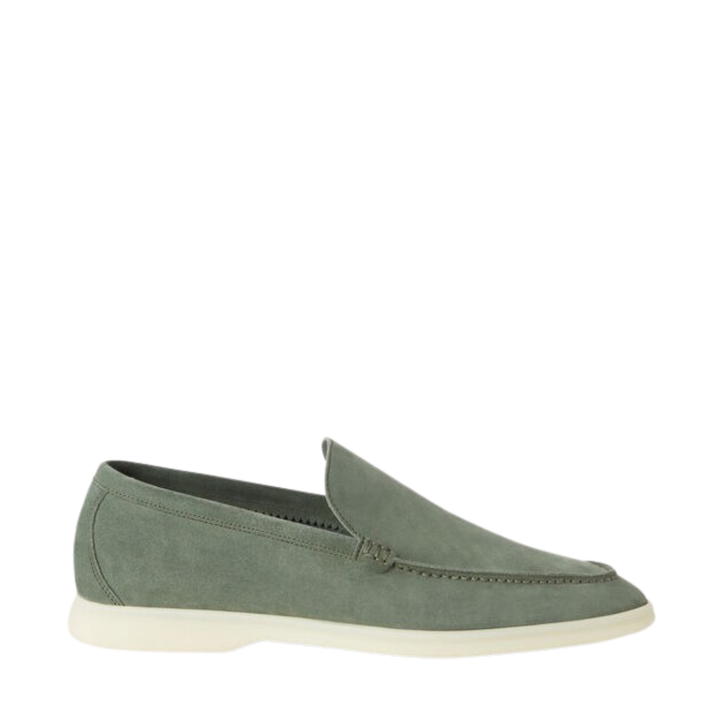 Loro piana summer walk loafer suede frozen fir