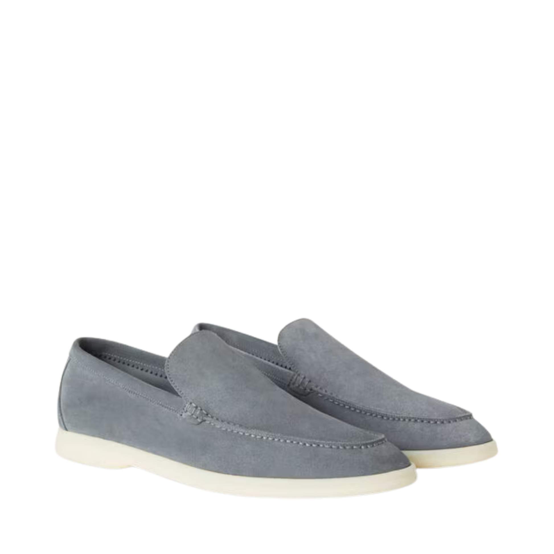 Loro Piana Summer Walk Loafer Suede Gull Gray – LOVE MAISON 33