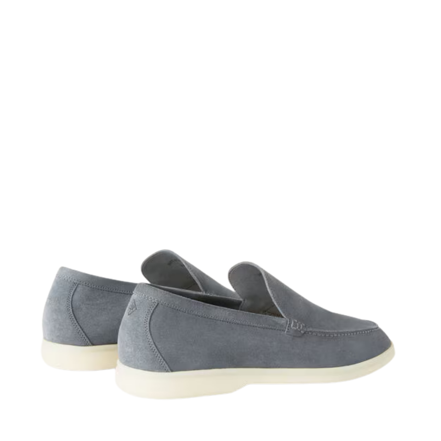 Loro Piana Summer Walk Loafer Suede Gull Gray