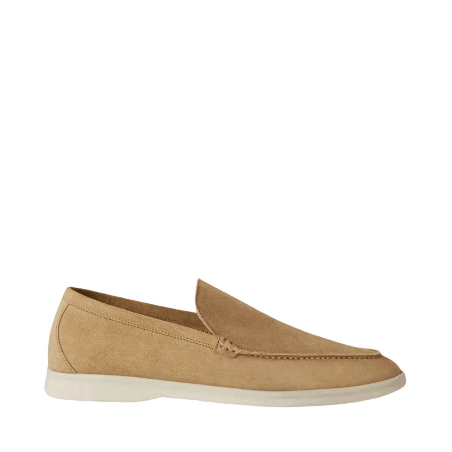 Loro Piana Summer Walk Loafer Suede Light Wood Smoke (H755)