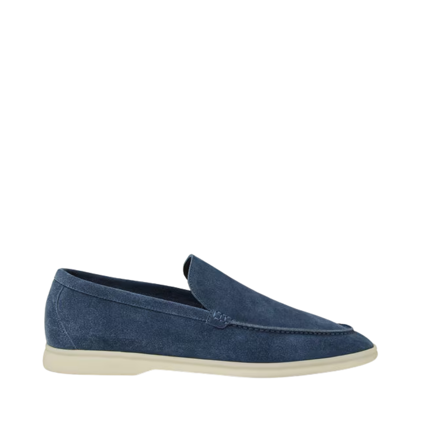 Loro Piana Summer Walk Loafer Suede Cobalt Ink (WI72)