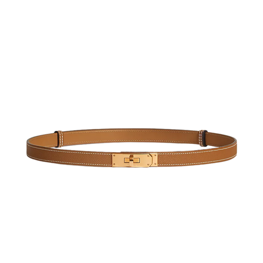 Kelly 18 belt Gold with Gold Hardware