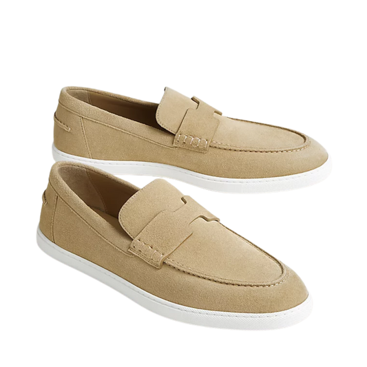 Hermes Job Loafer “Beige Albàtre”