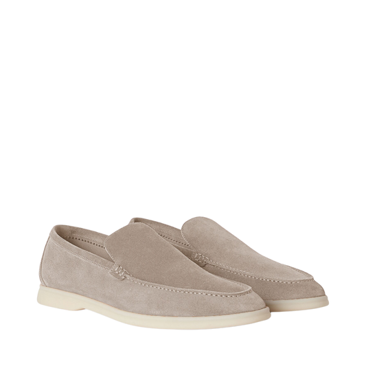 Loro Piana Summer Walk Loafer Suede Classic Beige