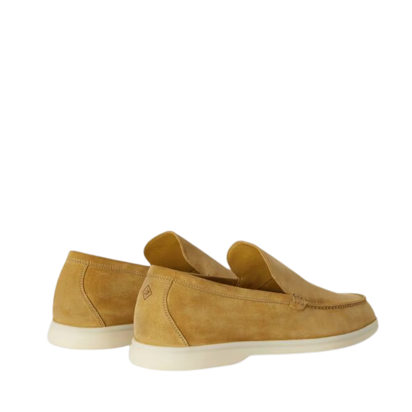 Loro Piana Summer Walk Loafer Suede Dijon Mustard Yellow