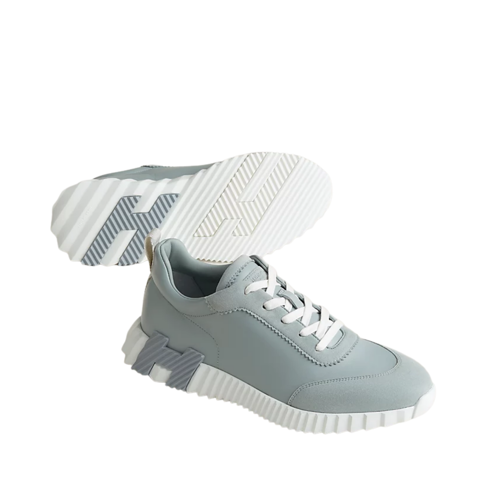 【爽やか可愛い /Gris nuage】HERMES スニーカー キッド Hermes Kid Sneaker 