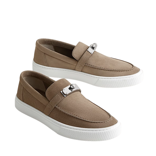 Hermes Game Slip-On Sneaker Etoupe