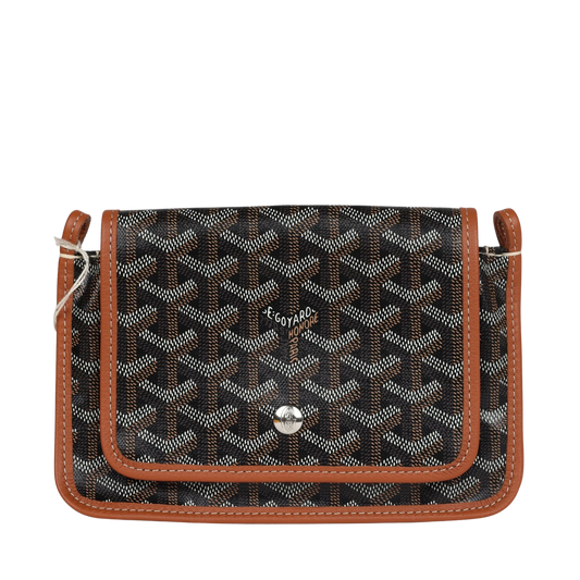 Goyard Plumet pouch-wallet Black & Tan