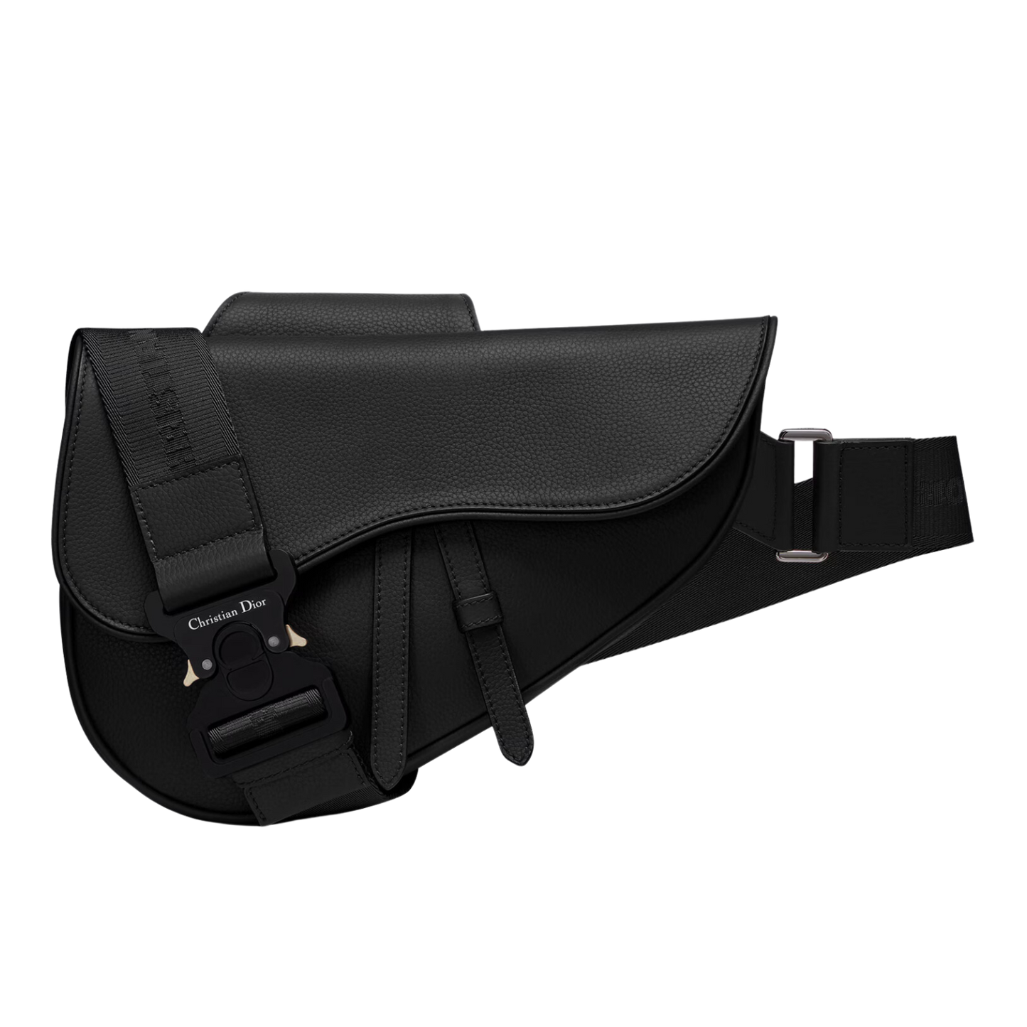 DIOR SADDLE BAG IN BLACK GRAINED CALFSKIN
